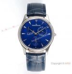 ZF Jaeger-LeCoultre Master Ultra Thin Power Reserve Blue Dial Watch Swiss Replica Watches